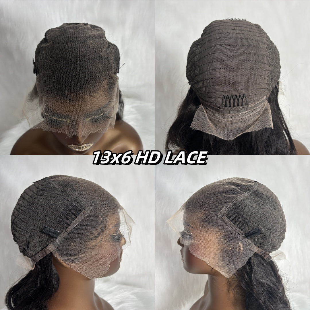 “M” Shape Hairline 13X4/13X6 Transparent/HD Lace Front Wig Curly Pixie Cut