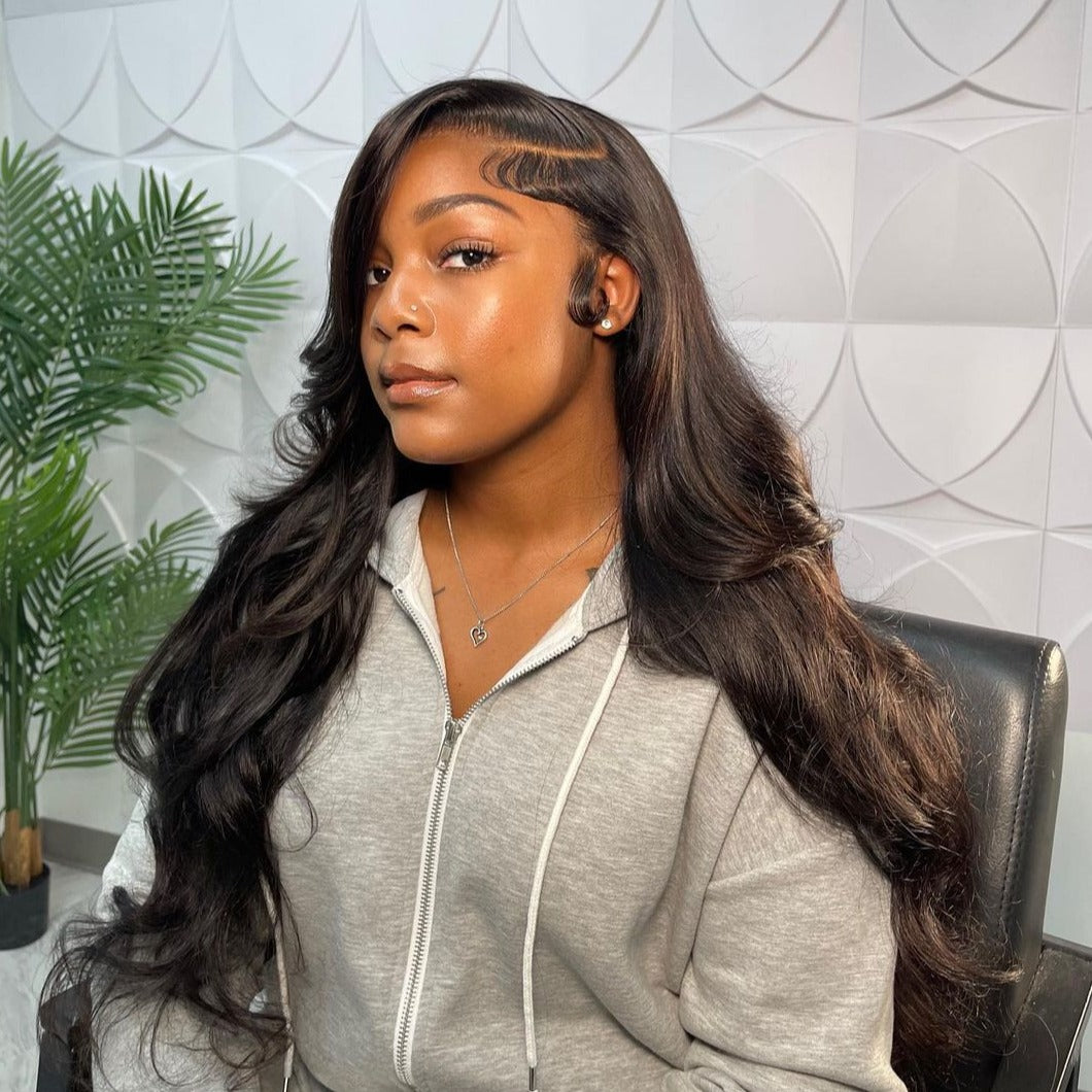 HD Lace SUPER Pre-plucked Ombre Chocolate Brown Wig