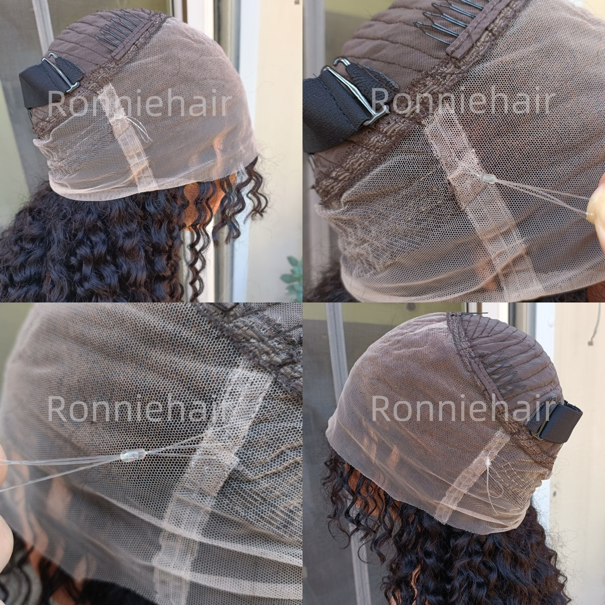 Invisi-Strap 360 Transparent Lace Highlight Wig // Yaki Straight