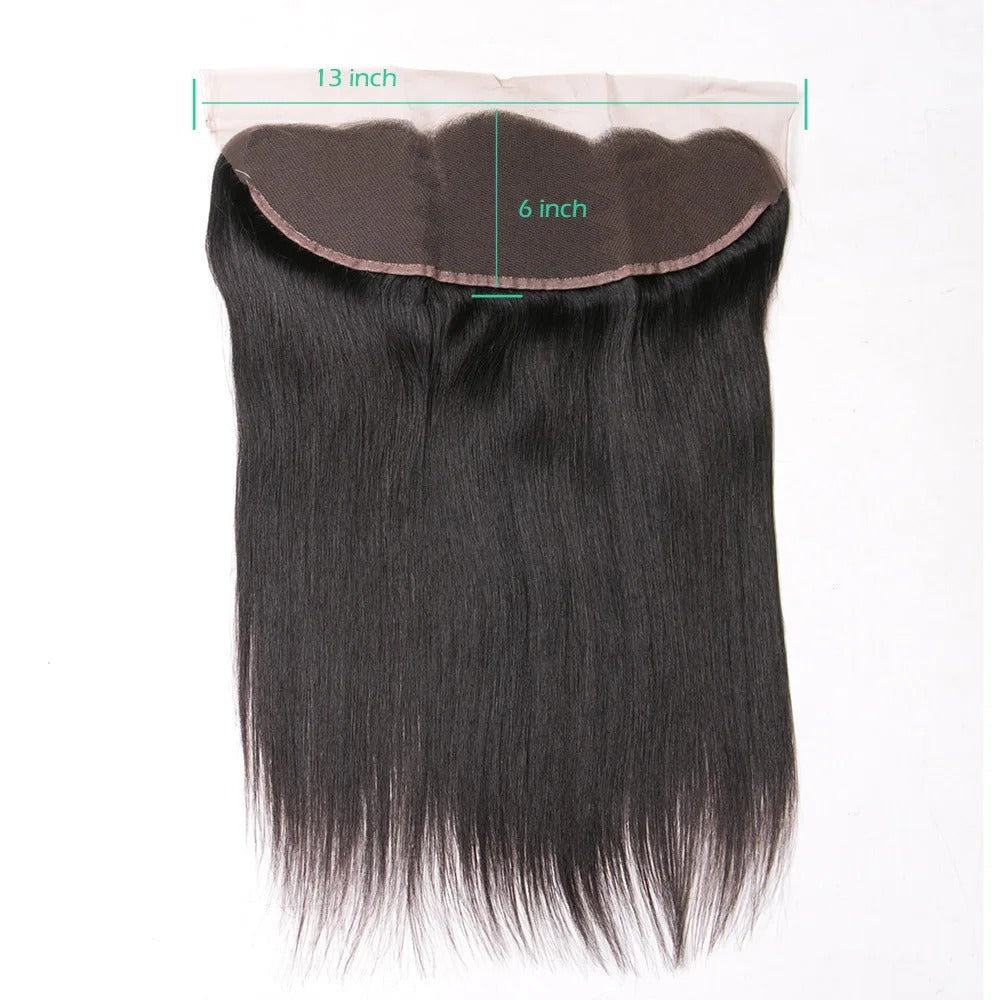 100% Virgin Human Hair 13x4/13x6 HD Lace Frontal Straight