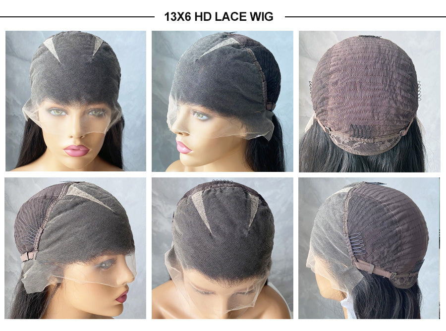 【BIG SALE】13x6 Full Frontal “SUPER Pre-plucked HD Lace” Front Wig Straight