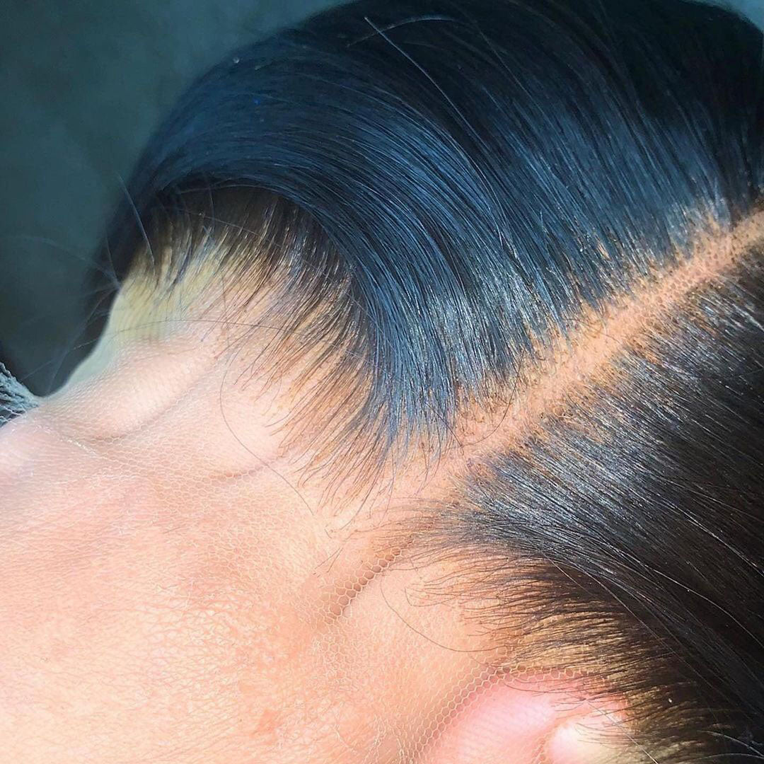 Lace Closure Frontal HD Swiss Lace Closure Pure-Hand Tied