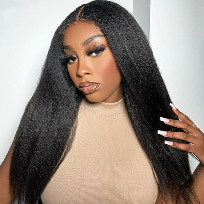【Save $100+】BYE-BYE KNOTS FULL HD LACE YAKI STRAIGHT INVISI-STRAP WIG