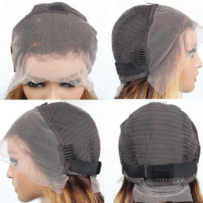 BYE-BYE KNOTS HD LACE 13X4 FULL FRONTAL WIG / HIGHLIGHT BODY WAVE