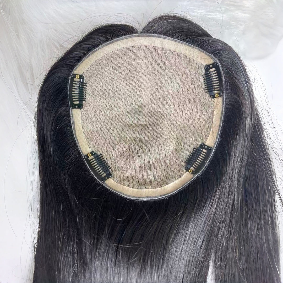7x6 Full Silk Base Topper Silk Top Human Hair Toppers For Women