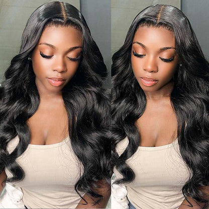 Upgrade 13x6 Fitted Cap  “SUPER Pre-plucked HD Lace” Front Wig Body Wave