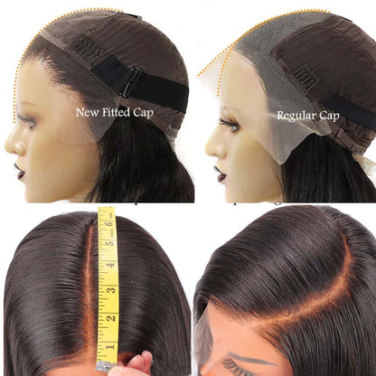 Upgrade 13x6 Fitted Cap  “SUPER Pre-plucked HD Lace” Front Wig Loose Wave