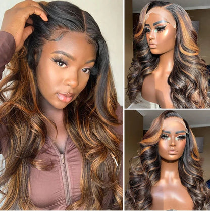 【DEAL】HD Lace 13x6 SUPER Pre-plucked Highlight Body Wave Wig