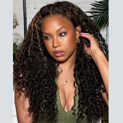 HD Lace 360 Invisi-Strap Wig Highlight Burmese Curly