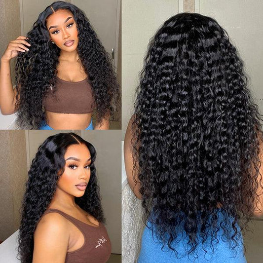 HD LACE 9x6 Lace Parting Super Preplucked Hairline Density Wig Water Wave