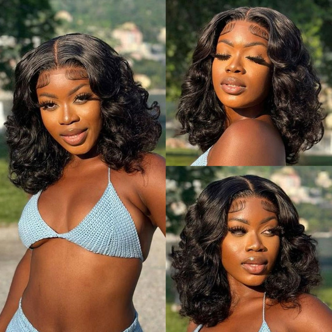 13X4/13X6 LACE FRONT HUMAN HAIR 250% DENSITY BOUNCY CURLS WIG