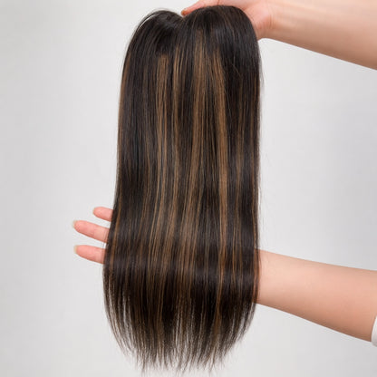 7x6 Full Silk Base Topper Silk Top Human Hair Toppers For Women