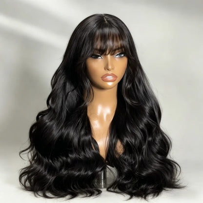 13X6  FIT 2.0 HD LACE FRONT SUPER PRE-PLUCKED WIG / BODY WAVE WITH BANG