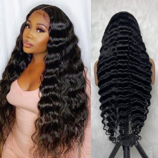 4x4/5x5 TRANSPARENT LACE CLOSURE PRE-PLUCKED LOOSE WAVE WIG