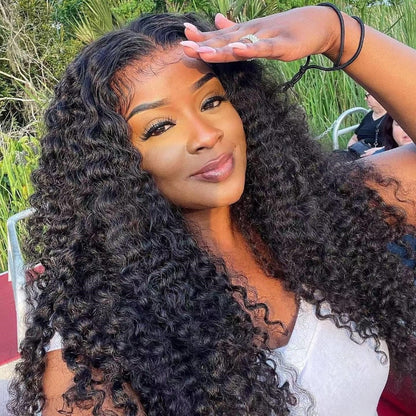 HD LACE 3D Dome Cap 9x6 Super Preplucked with Drawstring Wig Burmese Curls
