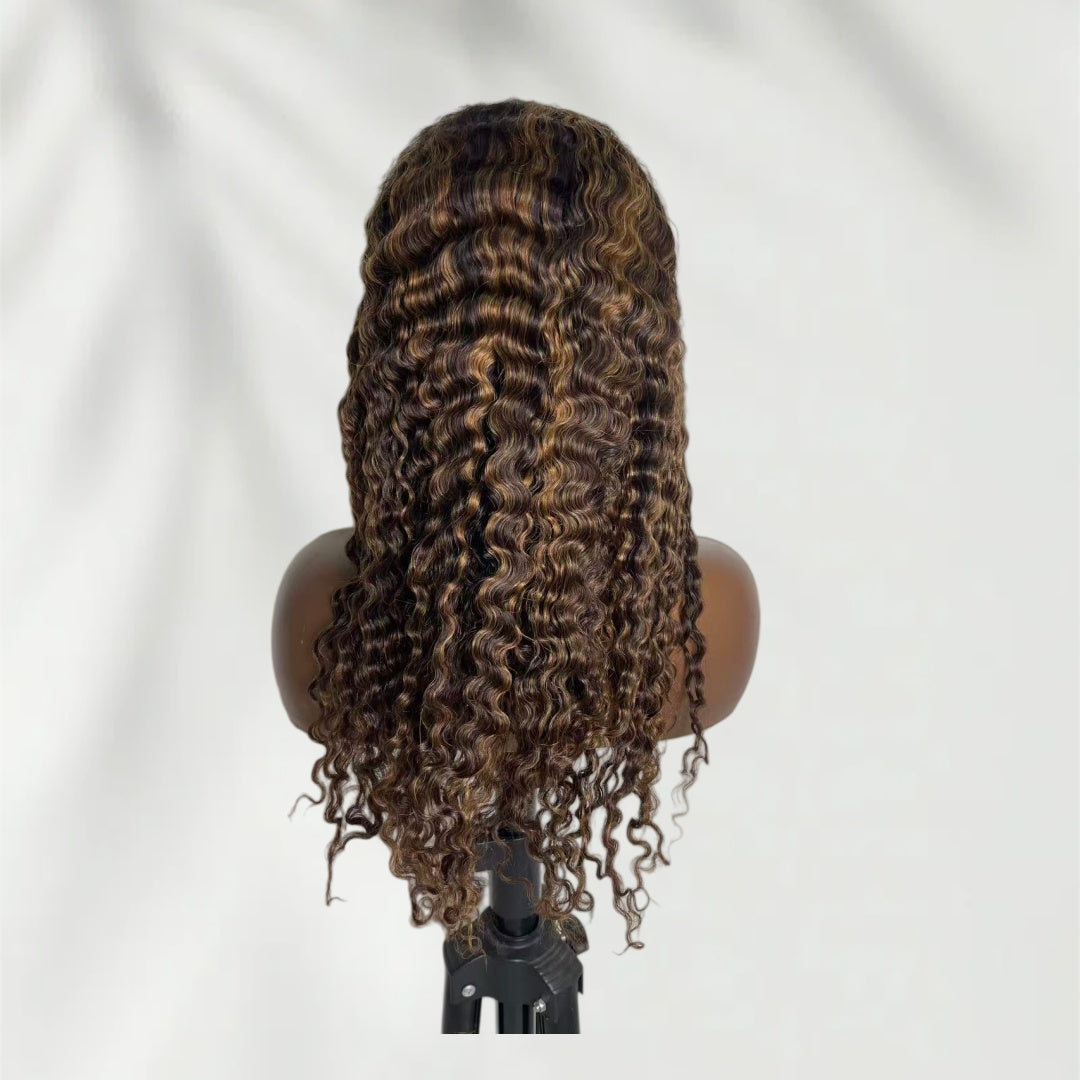 【DEAL】“SUPER Pre-plucked HD Lace” Wig Highlight Burmese Curly