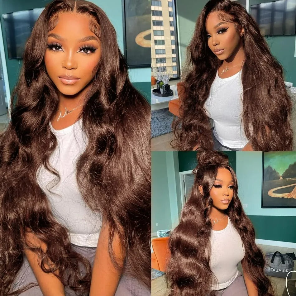 BYE-BYE KNOTS HD LACE 13X4 FULL FRONTAL WIG / BODY WAVE