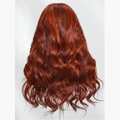 13X4/13X6 TRANSPARENT LACE FRONT HIGHLIGHT WAVY WIG