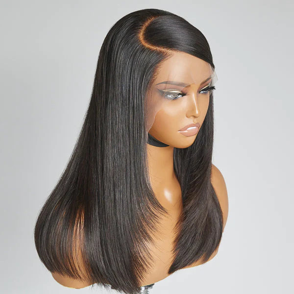Diamond Lace Super Pre-plucked 90s Swoop Stylish Layered Lace Front Wig