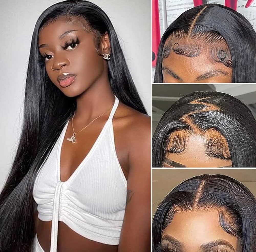 BYE-BYE KNOTS HD LACE 13X4 FULL FRONTAL WIG / SILK STRAIGHT