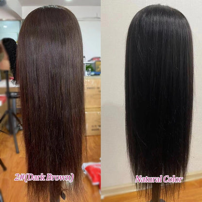 BYE-BYE KNOTS HD LACE 13X4 FULL FRONTAL WIG / SILK STRAIGHT