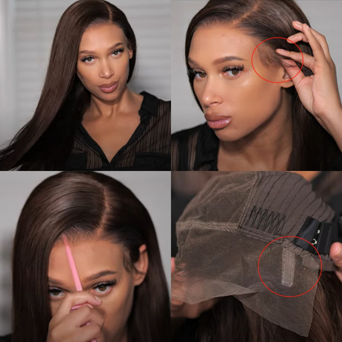 Upgrade 13x6 Fitted Cap Ear Tap “SUPER Pre-plucked HD Lace” Front Wig Straight