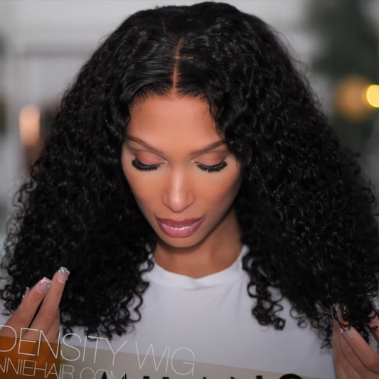 HIGH DENSITY PRE-PLUCKED HD LACE 6X6 LACE CLOSURE WATER CURL WIG