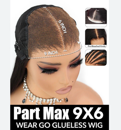 HD LACE 9x6 Lace Parting Super Preplucked Hairline Density Wig Burmese Pix Curly