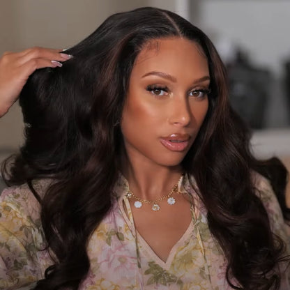 HD LACE GLUELESS 6X6 “DOME CAP” CLOSURE WIG / BODY WAVE