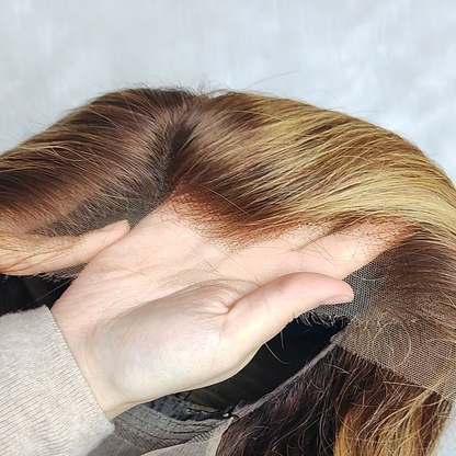“M” Shape  Hairline 13X6 HD Lace Front Wig Body Wave Wavy