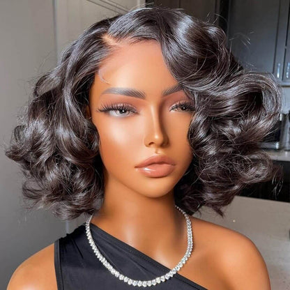 13X4/13X6 LACE FRONT HUMAN HAIR 250% DENSITY BOUNCY CURLS WIG
