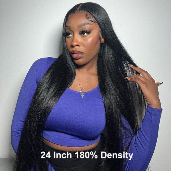 HD LACE 3D Dome Cap 9x6 Super Preplucked with Drawstring Wig Straight