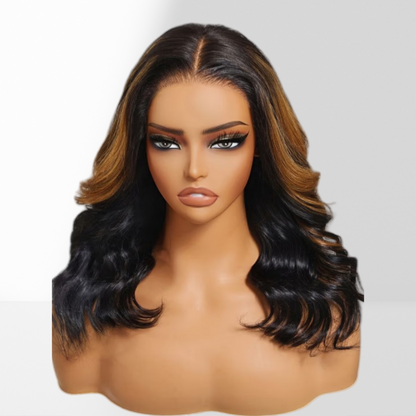 【DEAL】“SUPER Pre-plucked HD Lace” 13x6 Lace Front Wig Highlight Body Wave
