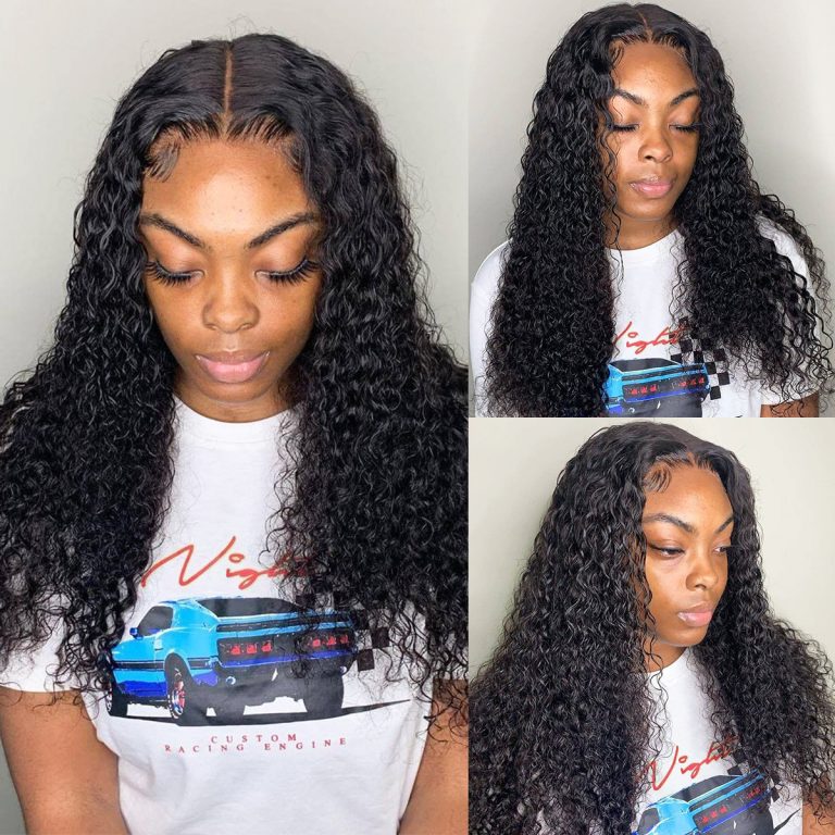 BYE-BYE KNOTS HD LACE 5X5 CLOSURE LACES WIG / Curly