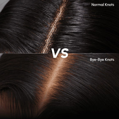 BYE-BYE KNOTS 13X6 HD LACE FRONTAL SUPER PRE-PLUCKED WIG /Burmese Curls