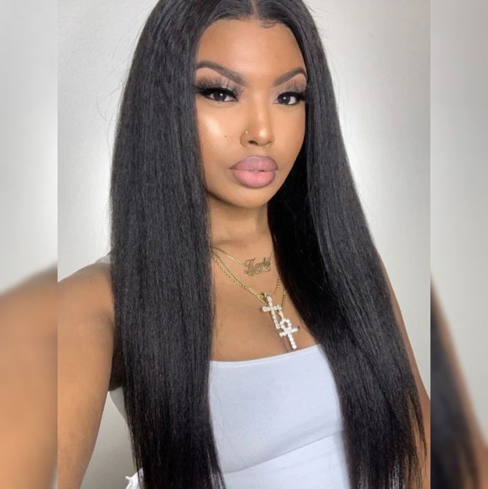 13X6  FIT 2.0 HD LACE FRONT SUPER PRE-PLUCKED WIG / Yaki Straight