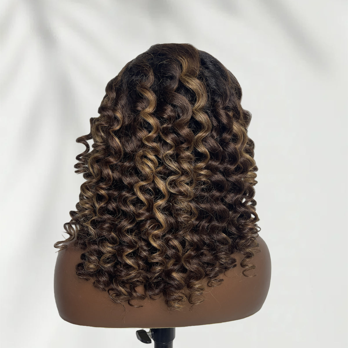 HD LACE 3D Dome Cap 9x6 Super Preplucked with Drawstring Wig Kinky Loose Highlights