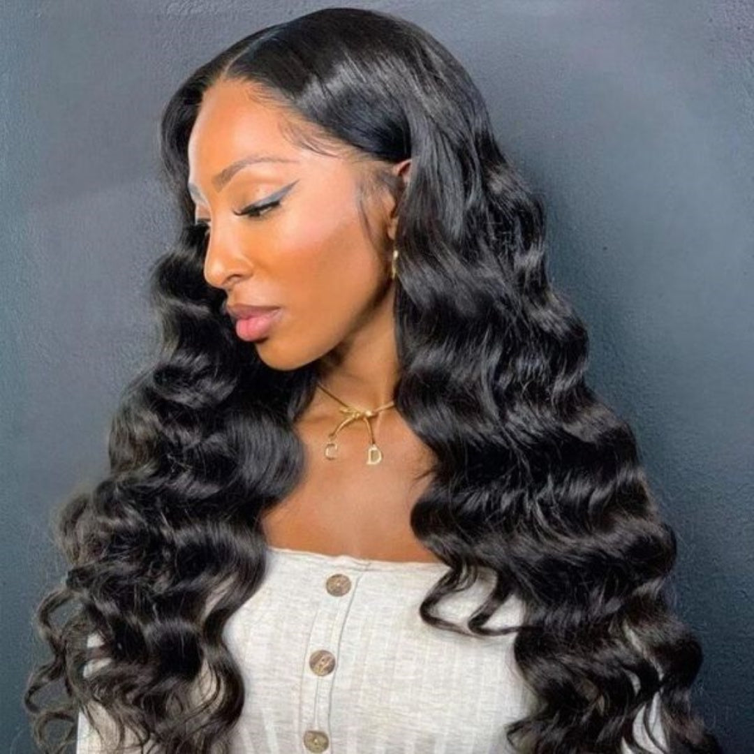 【DEAL】HD LACE 3D Dome Cap 9x6 Super Preplucked with Drawstring Wig Loose Wave