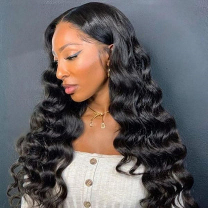 【DEAL】HD LACE 3D Dome Cap 9x6 Super Preplucked with Drawstring Wig Loose Wave