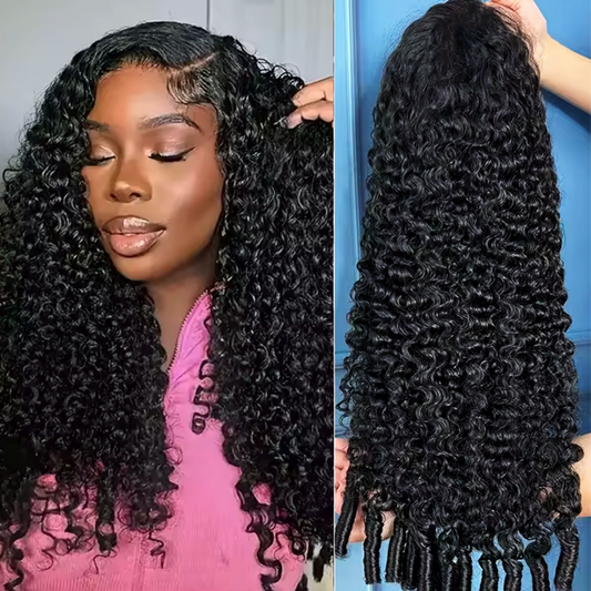 【DEAL】“SUPER Pre-plucked HD Lace” 13x6 Lace Front Wig Burmese Curly With Spiral Curl Ends