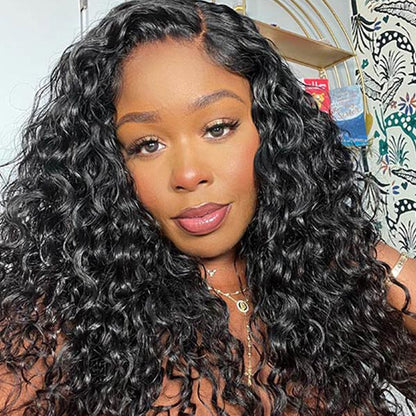 HD LACE 9x6 Lace Parting Super Preplucked Hairline Density Wig Water Wave