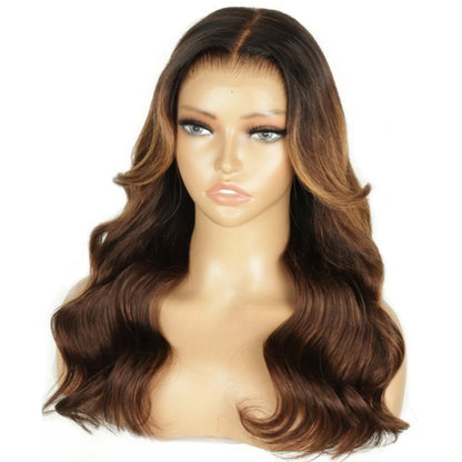 13X6  FIT 2.0 HD LACE FRONT SUPER PRE-PLUCKED WIG /HIGHLIGHT BODY WAVE