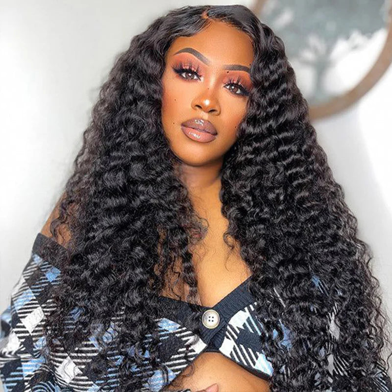 【DEAL】“SUPER Pre-plucked HD Lace” 13x6 Lace Front Wig Deep Wave