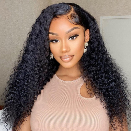 HD LACE 3D Dome Cap 9x6 Super Preplucked with Drawstring Wig Curly
