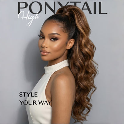 BYE-BYE KNOTS 360 HD LACE FAKE SCALP HIGHLIGH BODY WAVE WIG / Invisi-Strap