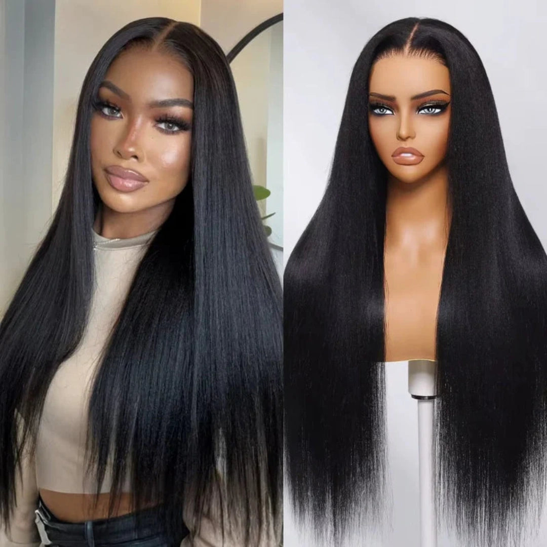 HD LACE 3D Dome Cap 9x6 Super Preplucked with Drawstring Wig Yaki