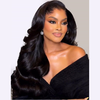 “M” Shape Hairline 360 Transparent/HD Lace Front Invisi-Strap Wig / Body Wave