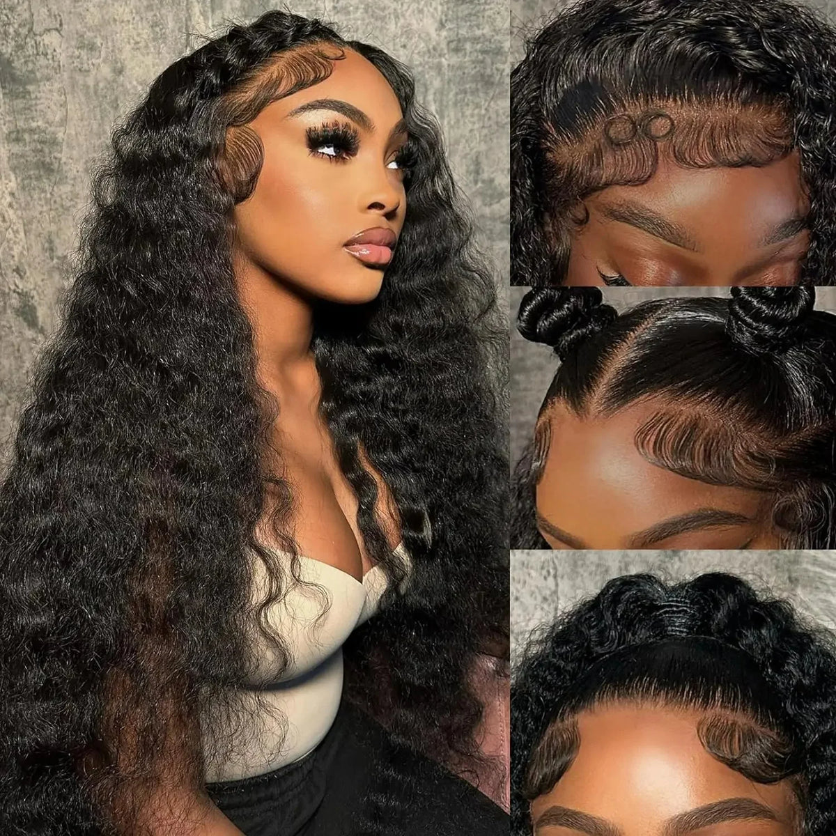 13X6  FIT 2.0 HD LACE FRONT SUPER PRE-PLUCKED WIG / DEEP WAVE