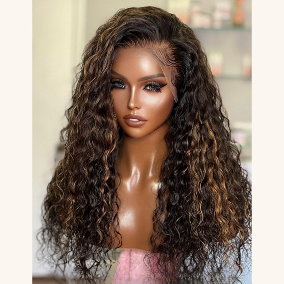 【DEAL】“SUPER Pre-plucked HD Lace” 13x6 Lace Front Wig Highlight Wavy