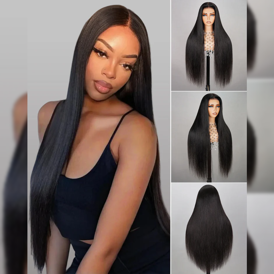 Upgrade 370 Fitted Cap Invisi-Strap HD Lace Preplucked Hairline Wig  Straight